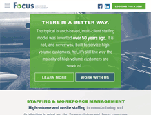 Tablet Screenshot of focusonsite.com